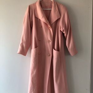 Pink Trench Coat